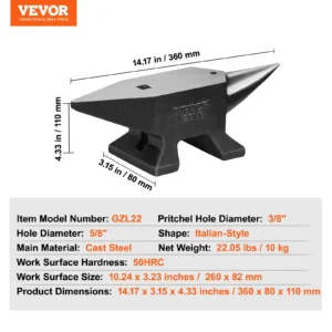 SucceBuy Single Horn Anvil Cast Steel