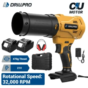 Cordless Electric Turbo Blower Jet Fan 2000W Air Blower Dust Snow Removal Power