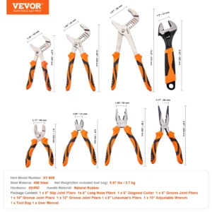 8-Piece Pliers Set