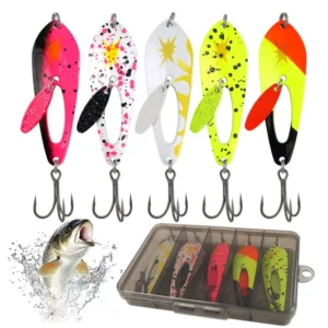 5Pcs Metal Spoon Fishing Lures