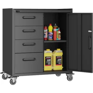 Tool Storage Cabinet with Wheels,