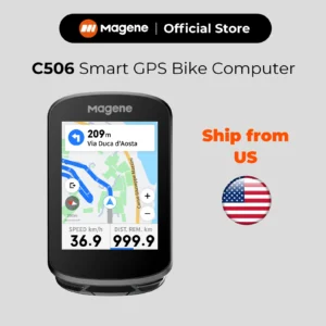 GPS Bike Computer Touchscreen Navigation Cycle Speedometer, Odometer