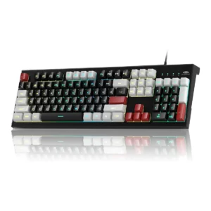 Classic Keyboard Wired RGB Backlit 104 Keys   for PC/loptop