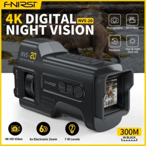 4K HD Monocular Night Vision Goggles   Hunting Camping Scope Day and Night